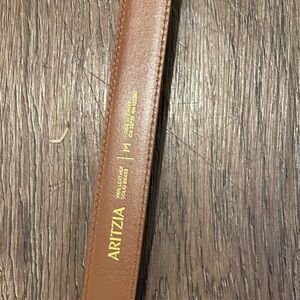 Aritzia Tan Leather Belt
